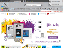 Tablet Screenshot of la-maison-electrique.com